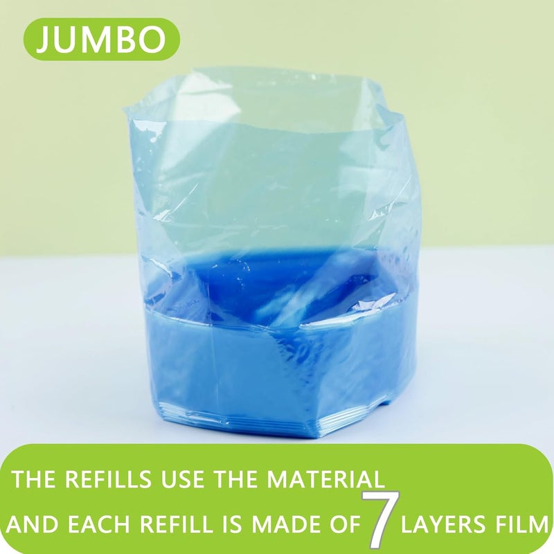 AIMIDODO 6pcs 26FT Compatible with Diaper Genie Pails Jumbo Diaper Pail Refills Classic/Compact/Select 1620 Count - Image 5